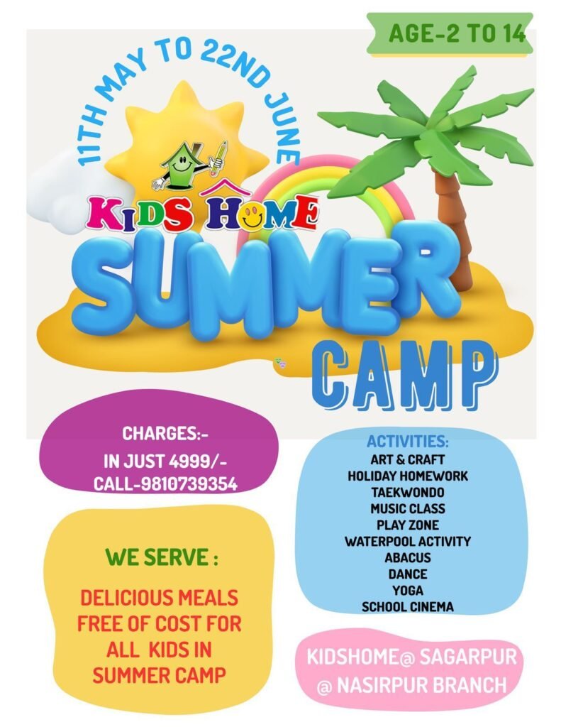 Nursery School Contact Sagar Pur - Reach Out to Kids Home - Summer Camp 2025